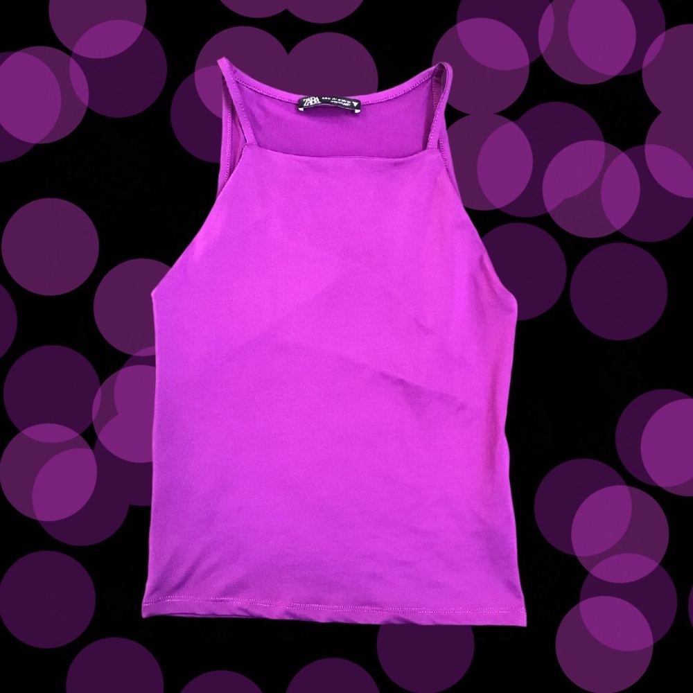 Women’s purple tank top size medium Zara